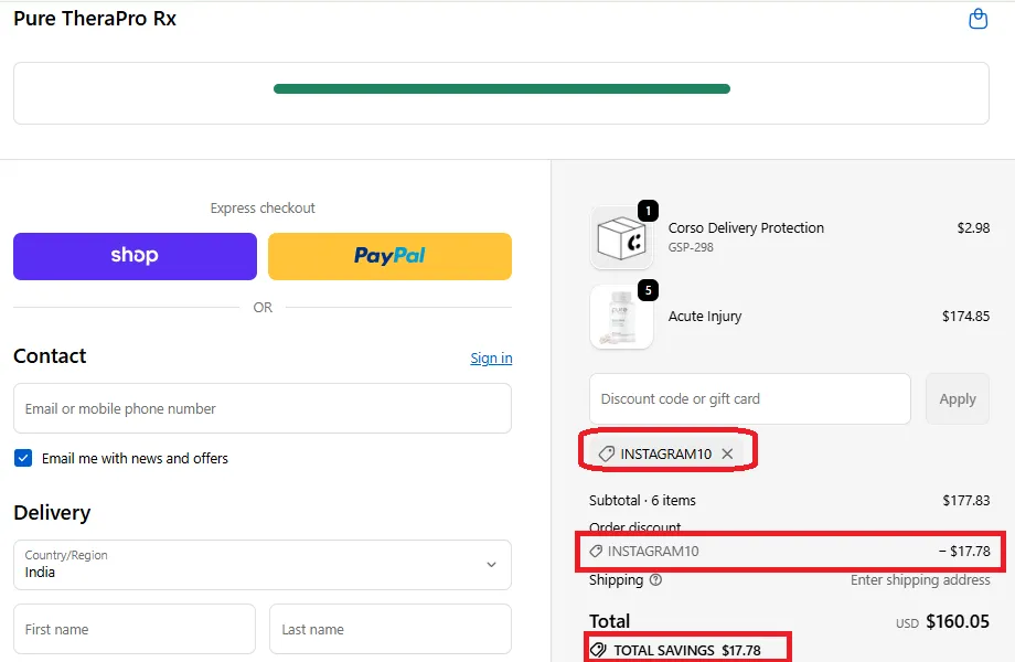 Purethera 15% off coupon code